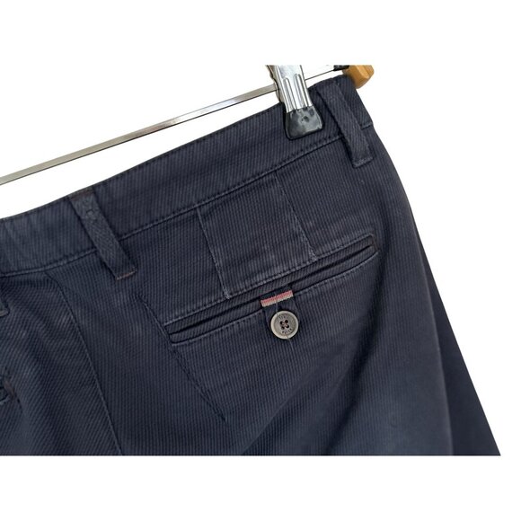 Ted Baker Mens Tailored Fit Chino Pants Size 32R Cotton BlendBlue Gray - Picture 12 of 13